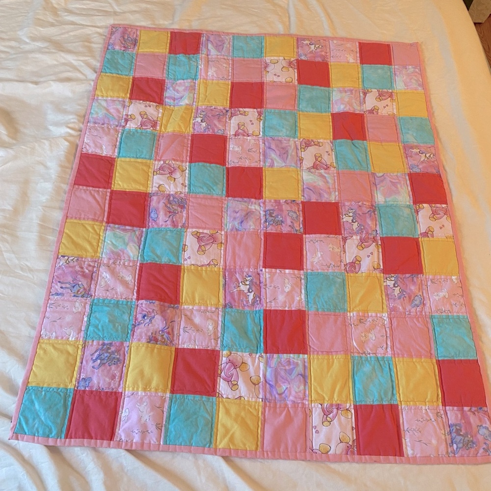 handmade patchwork quilt